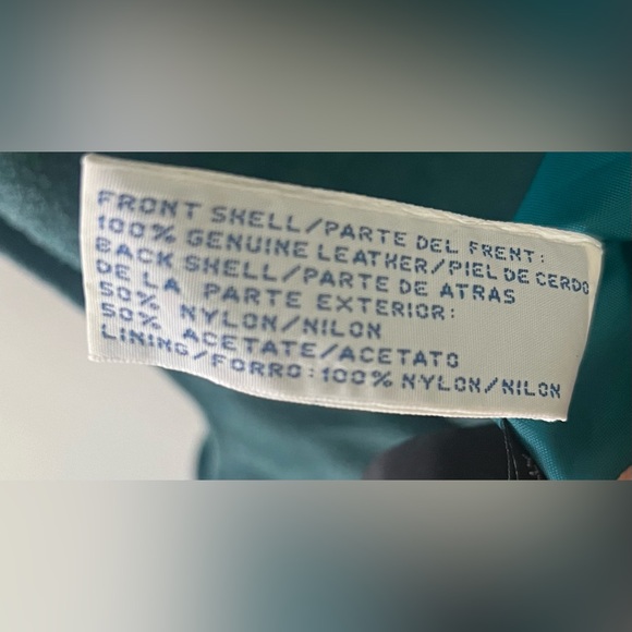 Vintage Arizona Jean Company Suede Retro Leather Turquoise Vest Men’s size M - Picture 6 of 8